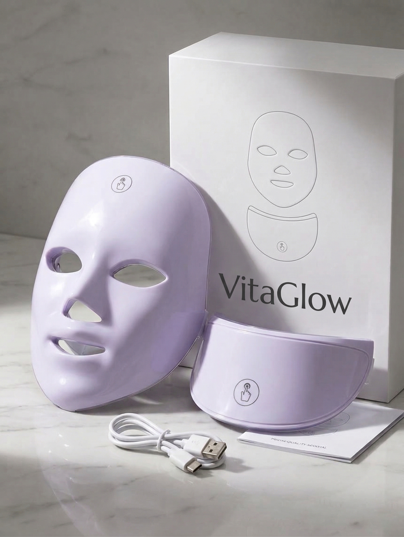 VitaGlow Pro™ - 7-Color LED Therapy Mask for Face & Neck